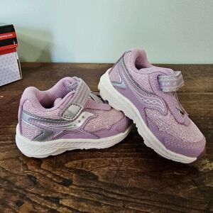 Girls Saucony Ride 10 JR Metallic Pink SL163407 SIZE‎ 4M